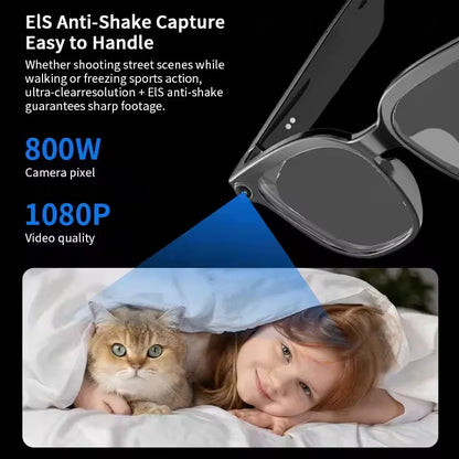 2026New 800W Pixel Camera AI Glasses Smart Translation Photo Video Recording Glasses Waterproof Call 32GB Storage Sunglasses Men