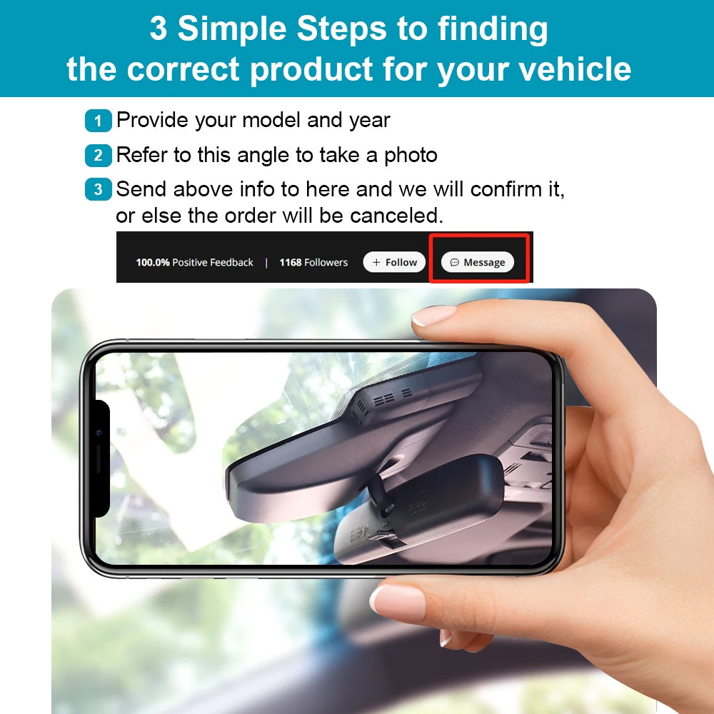ARB 4K Car DVR for Hyundai Kona/Kona Electric 2018-2026 & Veloster/Veloster N 2019-2022, OEM Style Dash Camera WIFI APP LHD