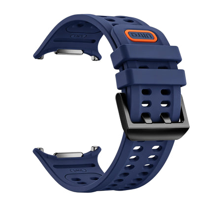 Soft Silicone Straps For Samsung Galaxy Watch Ultra 2 1 47mm Marine Band For Galaxy Watch Ultra 2024 2025 2026 Breathable Belt