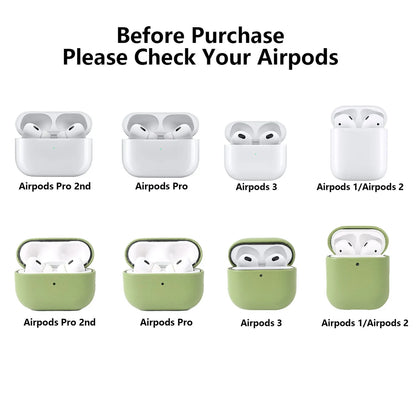 Biobased Eco-Friendly Leather Case For Airpods Pro 3 Airpods4 5 Wireless Earphone Box Headphone Bluetooth Hard Protective Cover