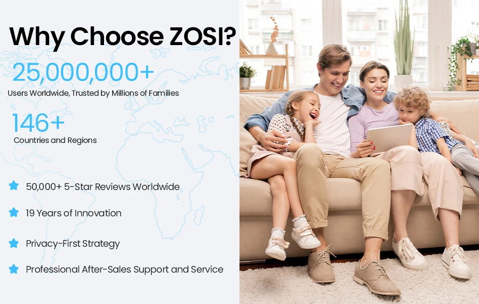 ZOSI 2.0MP 1080p Outdoor Indoor Security Camera 4-in-1 TVI/CVI/AHD/CVBS CCTV Camera for Analog Home Surveillance DVR System