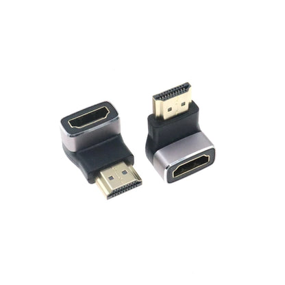 8K Micro Mini HDMI - compatible with 2.1 Connector Adapter 270 90 Degree Male to Female for HDTV PS4 PS5 Laptop 4K HDMI Extender