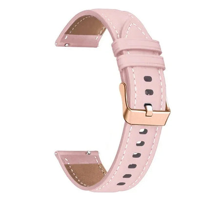 Watch Band For HUAWEI WATCH GT5 GT4 41mm PU Leather Bracelet 18mm Strap For Garmin VENU 4 /3S 2S/Forerunner 255S 265S Watchbands