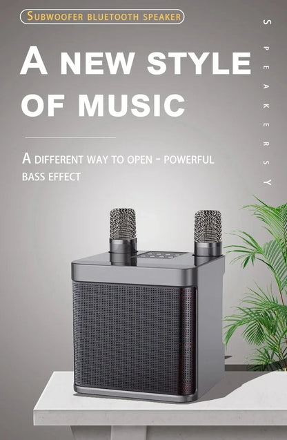 Karaoke Bluetooth Wireless Speaker With Microphone Portable Machine Caixa De Som Sound Box Music Column Blootooth Audio Coluna
