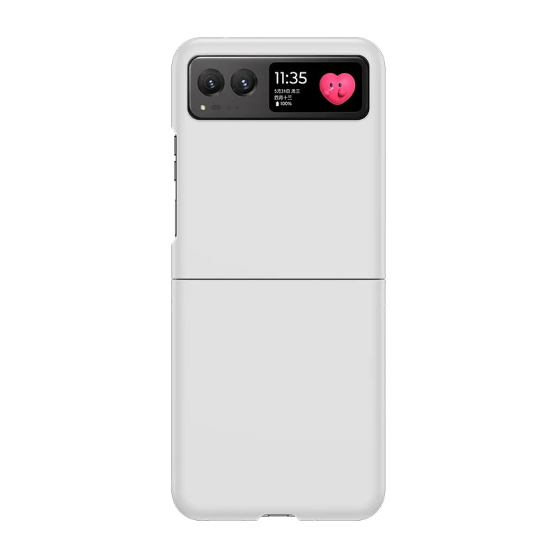 Skin Feel Case for Motorola Razr 40 50 60 70 Ultra Moto Razr60 Solid Color 2-piece Set Protect Fashion Anti-Scratch Back Cover