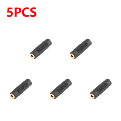 3.5 Mm Female To 3.5mm Female Jack Stereo Connector Coupler Adapter Audio Extension Cable for MP3 DVD Headphone Car