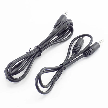 0.5m/1m 3.5mm to 3.5mm Aux Jack Male Extension cord AUX Audio Cable connectors earphone music player Headphones