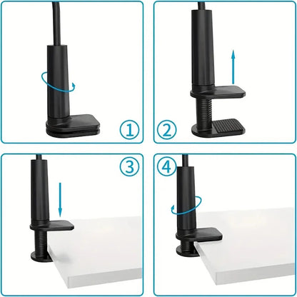 Multifunction Lazy Holder Adjustable Long Arm Universal Mobile Phone Holder Long Arm Cellphone Clip Home Bed Desktop Mount Phone