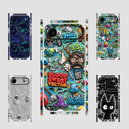 Premium Vinyl Skin Wrap for iPhone 17 Air Custom Protective Decal  Back Flim Collection