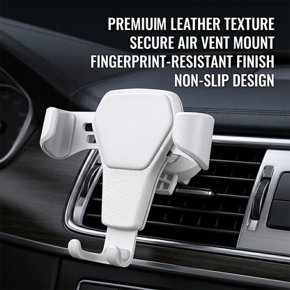 Car Air Vent Mount Auto Phone Holder Gravity Triangular Hold One Hand Operation For Cell Phones Navigation Car Phone Stand