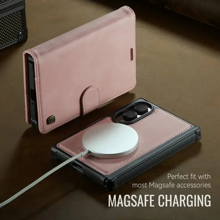 Galaxy Z Fold8 2 In1 Detachable Flip Cover Leather Wallet Case For Samsung Galaxy Z Fold 8 Magnet Card Slots Holder Wallet