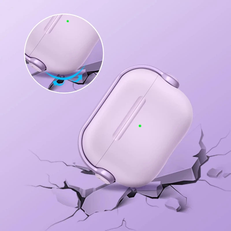 For AirPods Pro3 Protective Case for AirPod 4th Generation Creative Lock for AirPods1 2 3 4 Earphone Case Pro2 Protective Case ﻿