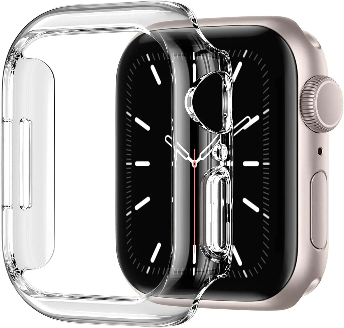 Screen Protector for Apple Watch Case 45mm 41mm 44MM 40MM 42mm 38MM Full TPU Bumper Cover Accessories iWatch Series 9 8 7 SE 6 3