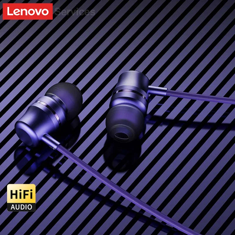 Lenovo YF38 Wired Headphones Type-C/3.5mm With Wire Control In-ear Wired Earphones With Mic For Laptop Computer Tablet Phone