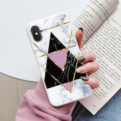 Fashion Marble Cover For iphone X XS MAX Soft Protective Cases Silicone Coque Bumper Fundas For iphone X XSMA iphoneX Shell Bags