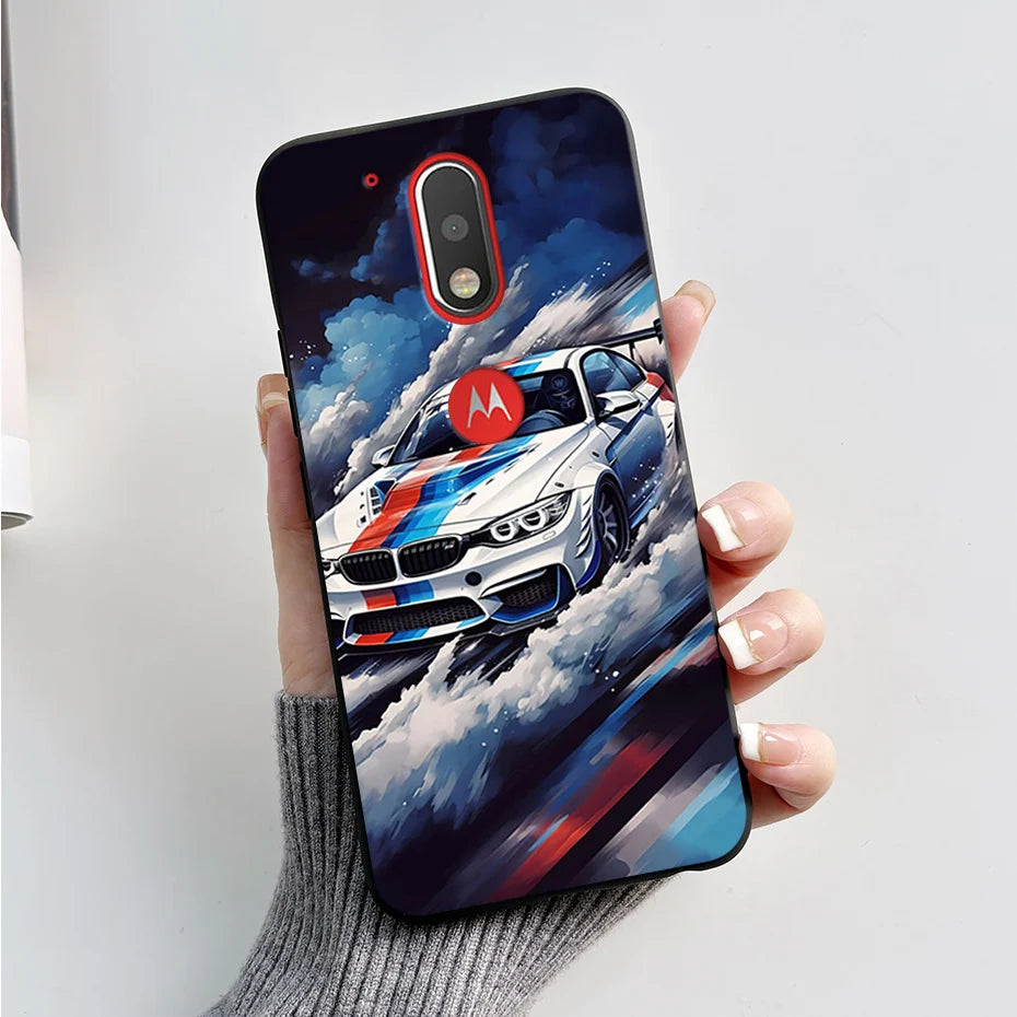 Case for Motorola Moto G4 / Moto G4 Plus / Moto G4 Play Back Cover Fashion Marble Silicone Soft TPU Protective Phone Cases Coque