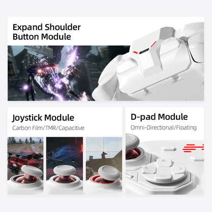 BEITONG PANGU Modular Wireless Controller, DIY Layout, Tool-Free Swap, TMR Joystick, for Switch/PC/Android/iOS