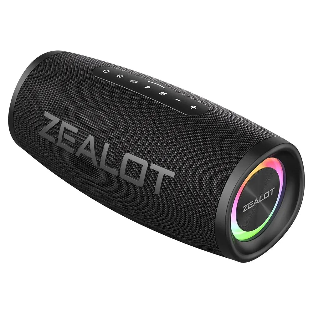 ZEALOT-S56 Bluetooth Speaker 40W Output Power Bluetooth Speaker with Excellent Bass Performace IPX6 Waterproof Camping Outdoor
