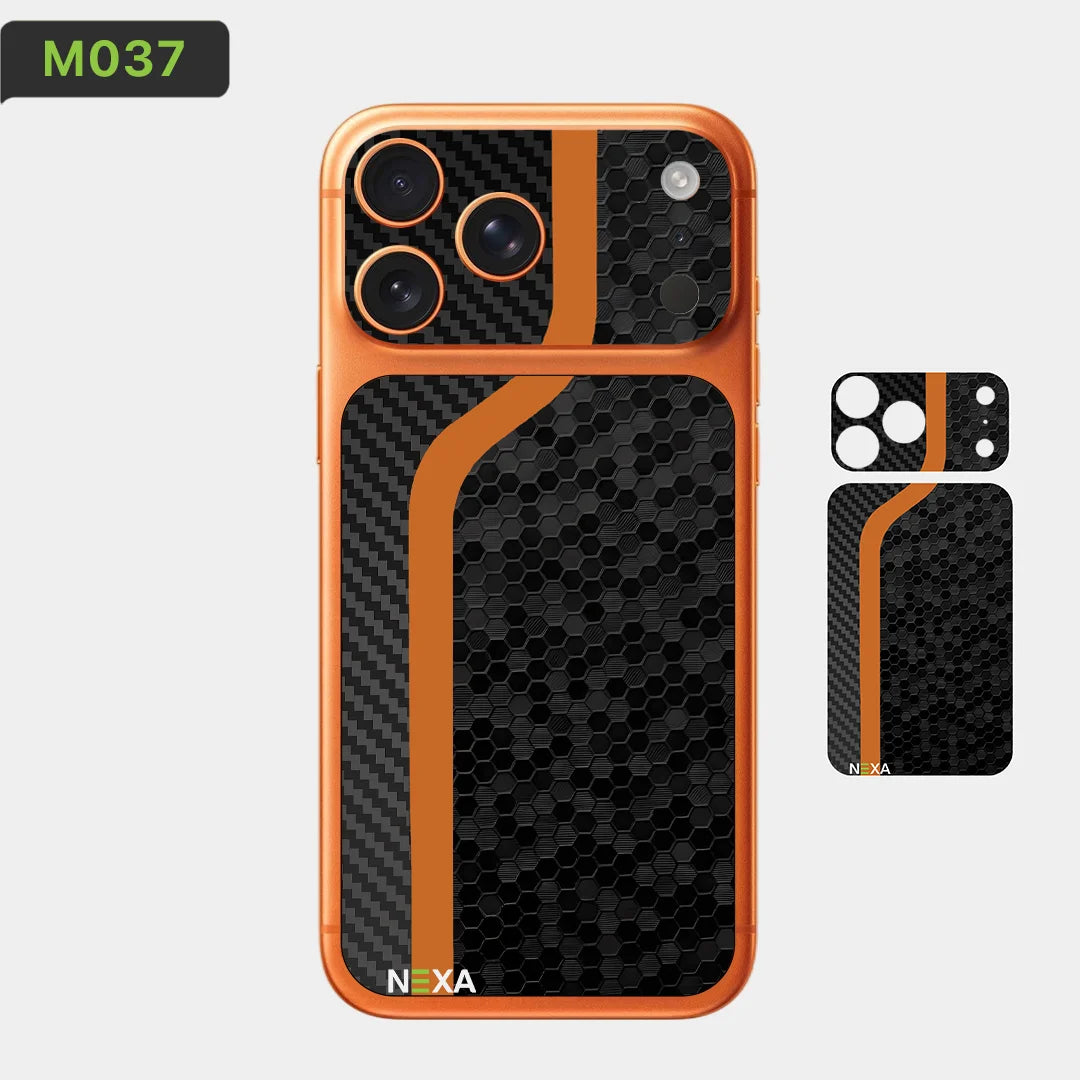 BC02 for Apple iPhone 17 Pro Max /17 Pro/Air Camera with Battery Skin Wrap 3D Colorful Rear Protective Sticker Film