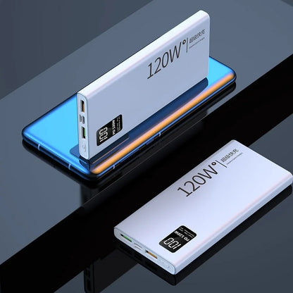 Large Capacity 80000mAh Power Bank 120W Fast Charger for iPhone Samsung Xiaomi USB C External Spare Battery Portable