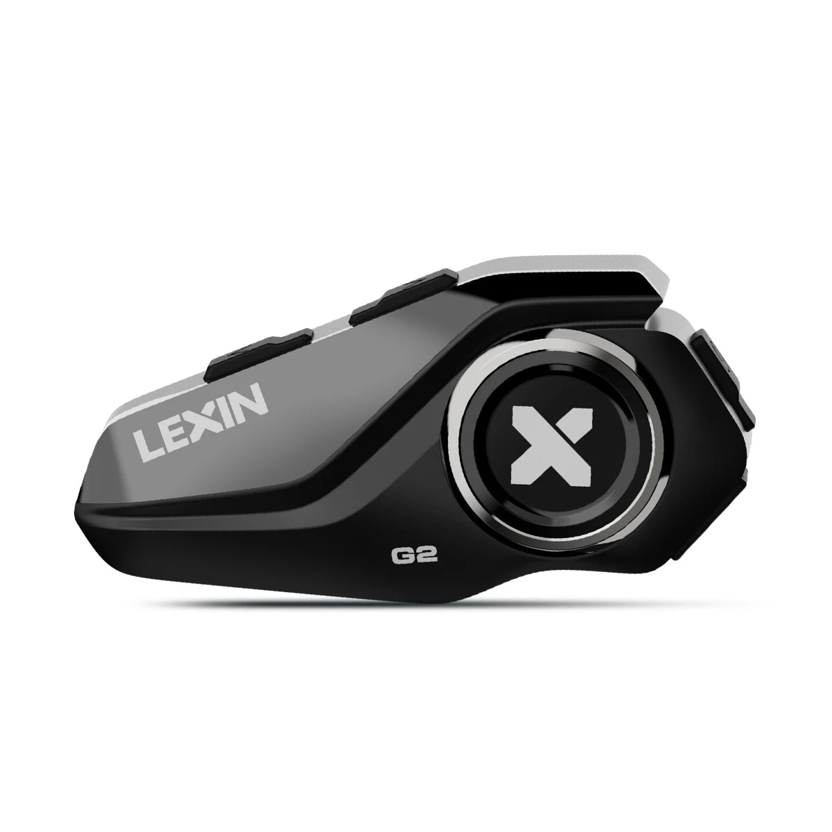 Lexin G2P Motorcycle Blutooth Intercom Helmet Bluetooth Headsets,Handsfree Communicator Up to 6 Riders Interphone with FM Radio