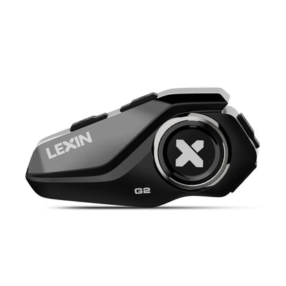 Lexin G2P Motorcycle Blutooth Intercom Helmet Bluetooth Headsets,Handsfree Communicator Up to 6 Riders Interphone with FM Radio