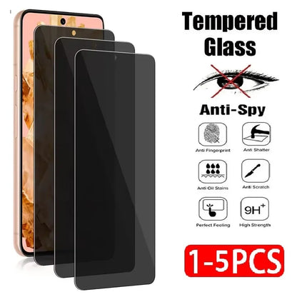 1-5Pcs Privacy Tempereed Glass Screen Protector for Samsung A71 A72 A73 M52 M53  F54  Galaxy A Quantum Quantum3 Anti-Spy