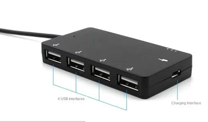1 Set Micro USB OTG 4 Port Hub Power Charging Adapter Cable For Smartphone Tablet High Speed
