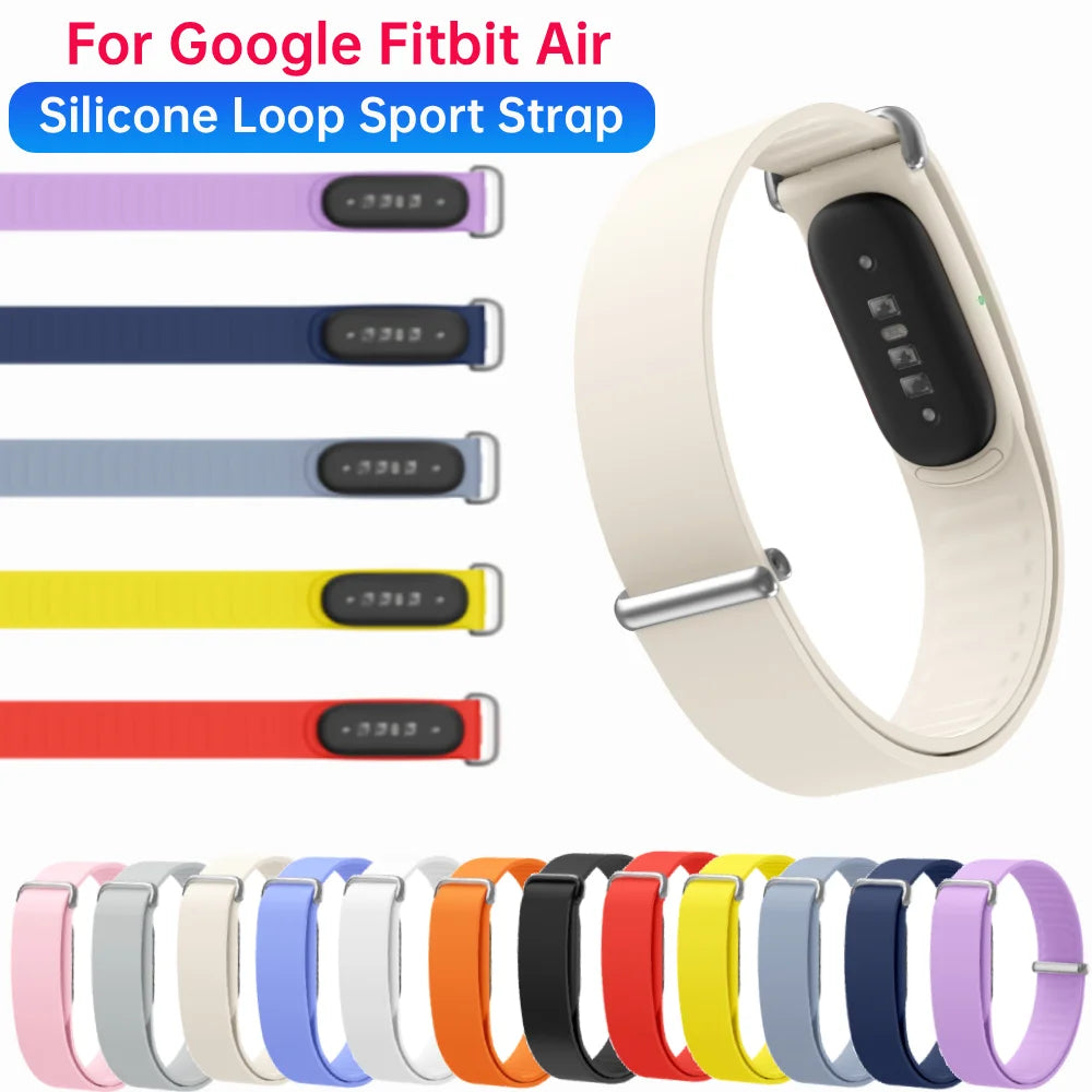 Integrated Silicone Sport Strap For Google Fitbit Air Comfortable Bracelet Breathable Wristband for Google Fitbit Air Accessory