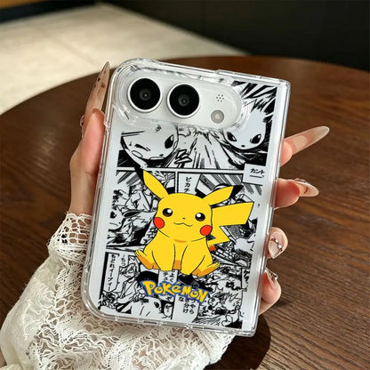Retro Anime P-okemons Transparent Soft Phone Cover Case for Apple iPhone Duo 18Pro Max 18 Pro
