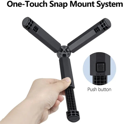 Extendable Mini Tripods  Stand Portable Tripod for DJI Pocket 3/4 GoPro Insta360 Phone 1/4” Mount Desktop Tripod for Vlog Live
