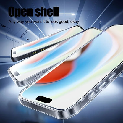 Tempered Glass Screen Protector For iPhone 16 15 17 18 Pro Max 14 13 12 11 16e Protective Film iPhone 16 Pro Max XR XS 7 8 Plus