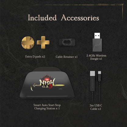 GameSir G7 Pro 8K Nioh 3 Edition Wireless Switch Gaming Controller with Charging Station, TMR Gen-2 Joystick, Hall Effect, Gyro