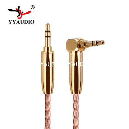 Aux Cable Jack 3.5MM To 3.5MM Audio Cable 7N OCC HIFI 3.5mm Aux Audio Cable Hifi Stereo for Headphone Mobile Phone Speaker TV