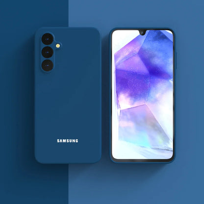 Original Liquid Silicone Case for Samsung Galaxy A17 A16 A15 S26 S25 S24 Ultra Plus FE Shockproof Back Cover Phone Accessories