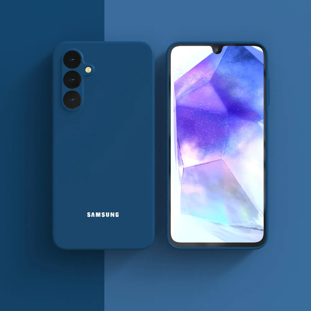 Original Liquid Silicone Case for Samsung Galaxy A17 A16 A15 S26 S25 S24 Ultra Plus FE Shockproof Back Cover Phone Accessories