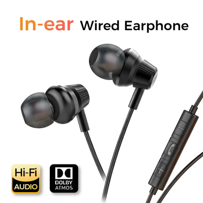 USB Type C Wired Earphones HiFi Stereo Surround 3.5mm in Ear Wired Headphones For Samsung Galaxy S26 S25 S24 Ultra Wired Earbuds