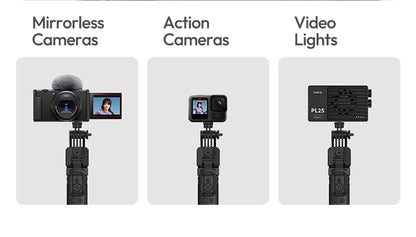 Ulanzi TT23 360° Auto-Tracking Selfie Stick Tripod Compact Foldable With Gesture Control Bluetooth Smart Face Tracking Tools