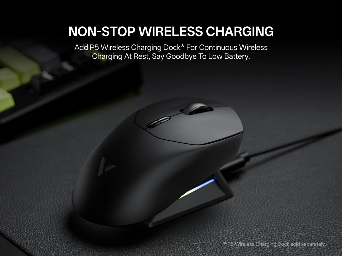 Rapoo VT1 MAX / VT1 Wireless Gaming Mouse 30K/26K DPI True 8K Wireless Polling Rate 49g Lightweight Up to 750 Hour Battery 10 Programmable Buttons On-Board Memory Esports Laptop Gaming Mice Compatible with Windows Mac