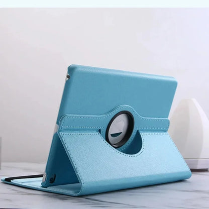360 Rotation Leather For Ipad A16 2025 Case 11 M4 Air 11 M2 5 4 3 2 10.9 Funda 10 9 9th 10th 8th Generation Mini 6 7 8.3 10.2