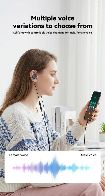HTC NE81 TWS Wireless Earbuds Bluetooth ANC Wired Voice Control for Singing Live Streaming Touch Control Stereo Sports Earphone
