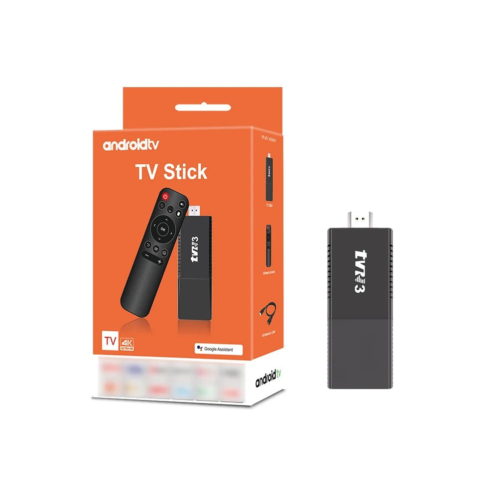 TV Stick TVR3 Max 8+128 Android 14 Smart 4K Video Decode Player Supports Netflix & YouTube Home Entertainment Android TV Box