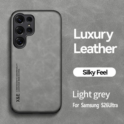 Magnetic Leather Protect Phone Case For Samsung Galaxy S26 S25 S24 S23 S22 Note 20 Ultra Plus S26FE S25FE S24FE Case Back Cover