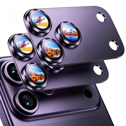 NNBILI 2pcs Camera Lens Protector for iPhone 18 Pro Max 17 Pro Max 18,Durable Metal Camera Cover,Full Coverage Lens Protection