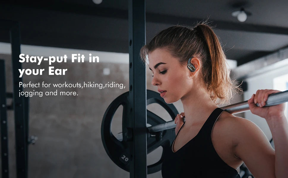 TWS Sports Earbuds Bluetooth 6.0 HIFI Bass Wireless Headphones LED Button Handsfree Earphone Noise Cancelling Waterproof Headset