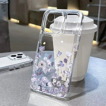 Plum Flower Case For Samsung S26 Ultra S25 S24 FE S23 S22 S21 Plus A57 A56 5G A55 A54 A53 A26 A25 A36 A35 A17 A16 A52 Case Cover