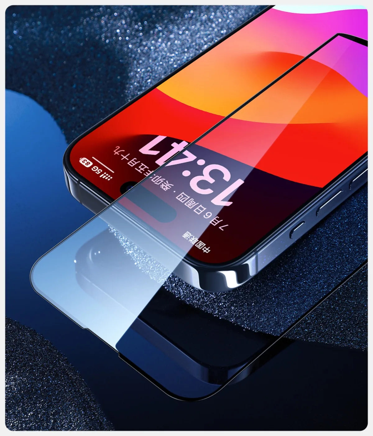 SmartDevil Full Cover Tempered Glass for iPhone 18 Pro Max 17ProMax 16Pro Screen Protector for iPhone 18Pro HD Anti-blue Light