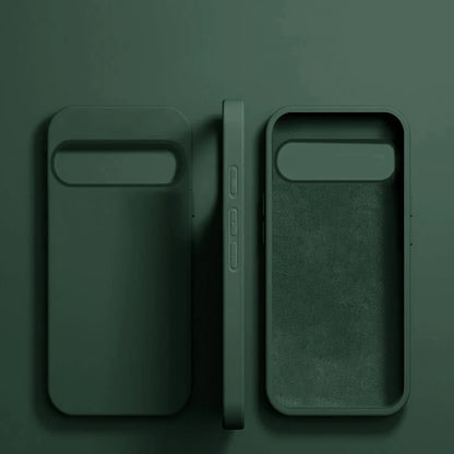 Luxury Original Liquid Silicone Cases for Google Pixel 9 8 6 7 Pro XL Shockproof Case for Google Pixel 8A 7A 6A Soft Phone Cover