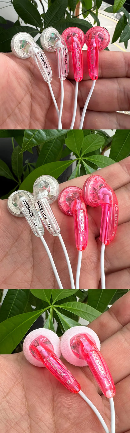 NICEHCK Traceless Colorful HIFI In-ear Earphone 15.4mm Dynamic Unit Sport Music Headset Microphone Earbud IEM Vido MX500 MX980
