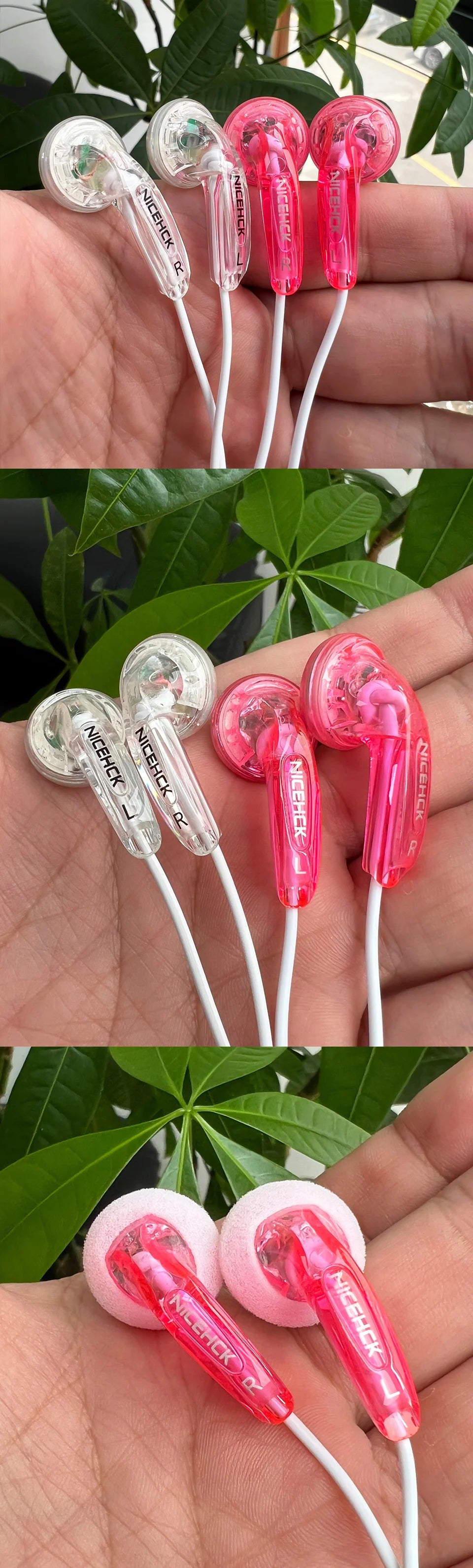 NICEHCK Traceless Colorful HIFI In-ear Earphone 15.4mm Dynamic Unit Sport Music Headset Microphone Earbud IEM Vido MX500 MX980